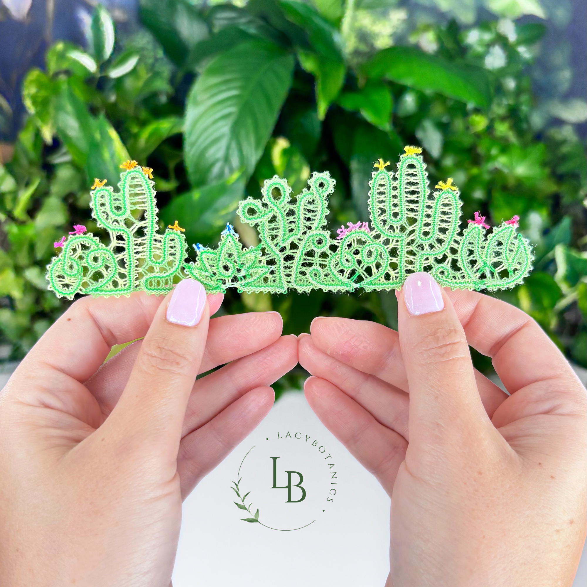 Cactus Bookmark • Bobbin Lace PDF Pattern • Digital Download + Video Tutorial
