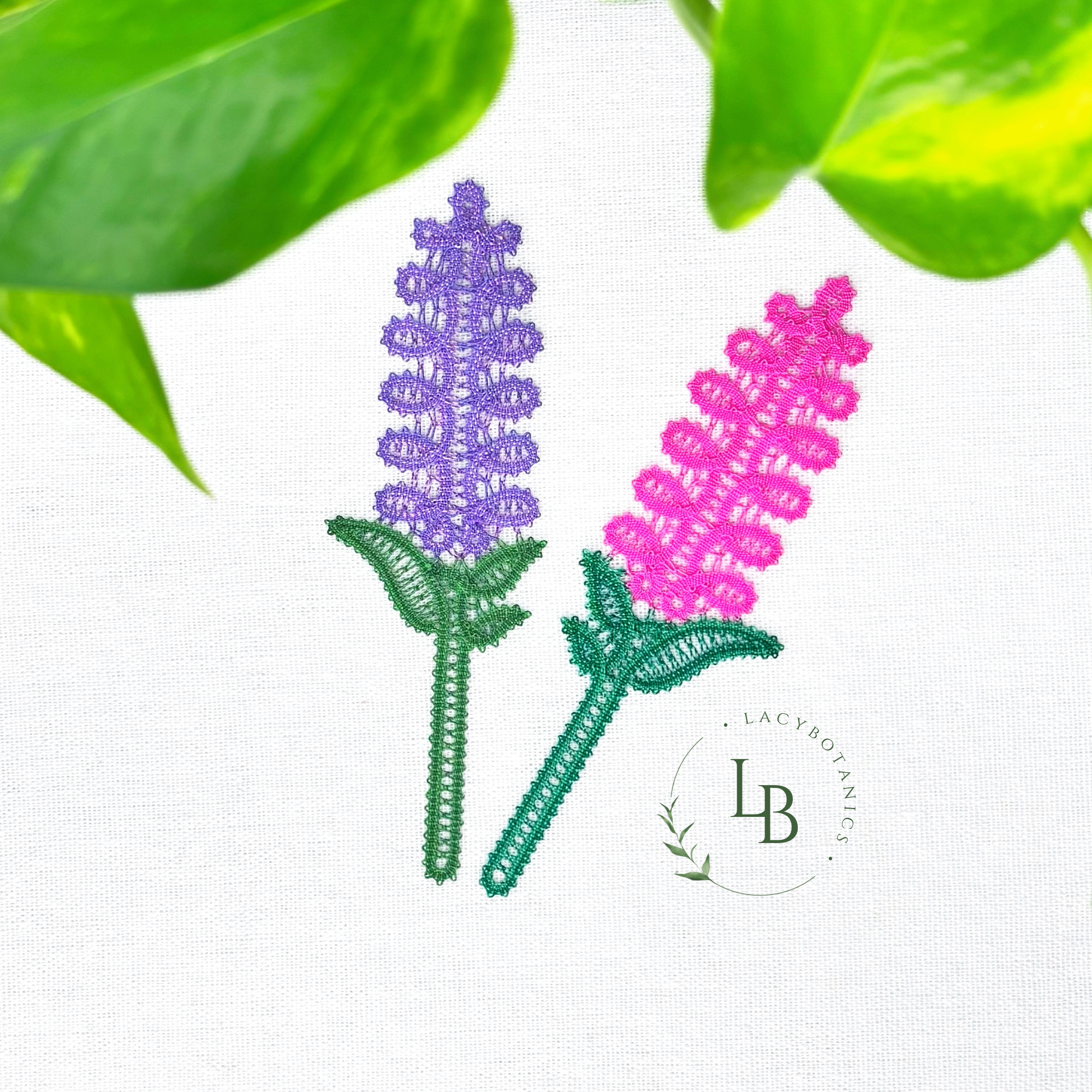 Hyacinth / Lavender Bookmark • Bobbin Lace PDF Pattern • Digital Download + Video Tutorial