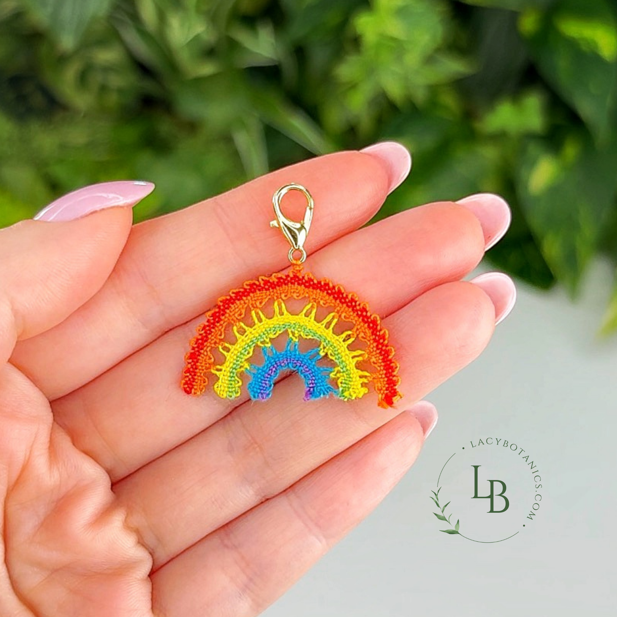 Rainbow Charm • Introduction to Bobbin Lace • Level 3 • Digital Download + Video Tutorial