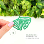 Ginkgo Leaf Ornament • Bobbin Lace PDF Pattern • Digital Download + Video Tutorial