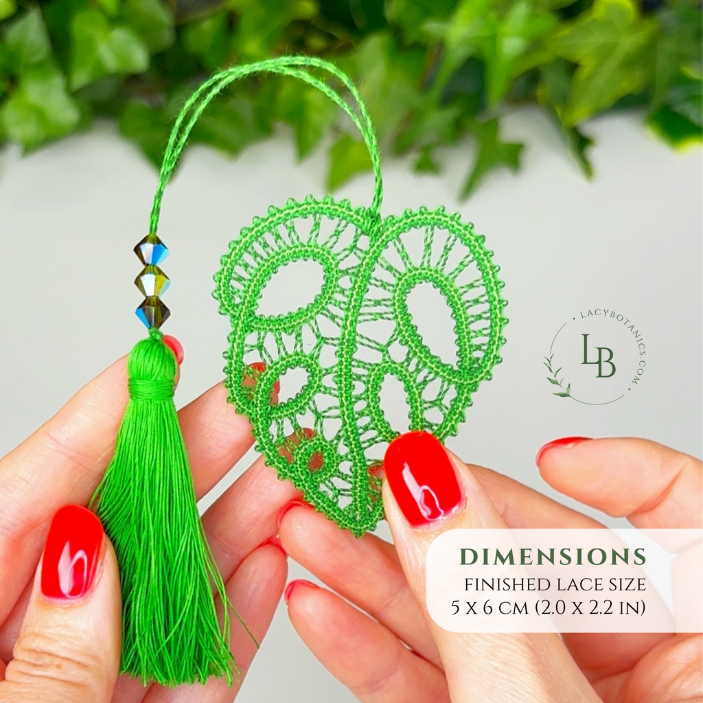 Vzorci za začetnike • Monstera, buča in kaktus • Set digitalnih PDF vzorcev za klekljanje