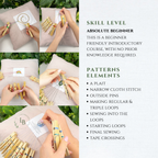 Introduction to Bobbin Lace • Complete 5-level Video Course for Beginners • Digital Download