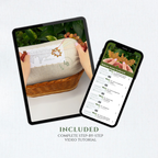 Jesensko listje knjižno kazalo • Digitalni PDF vzorec za klekljanje