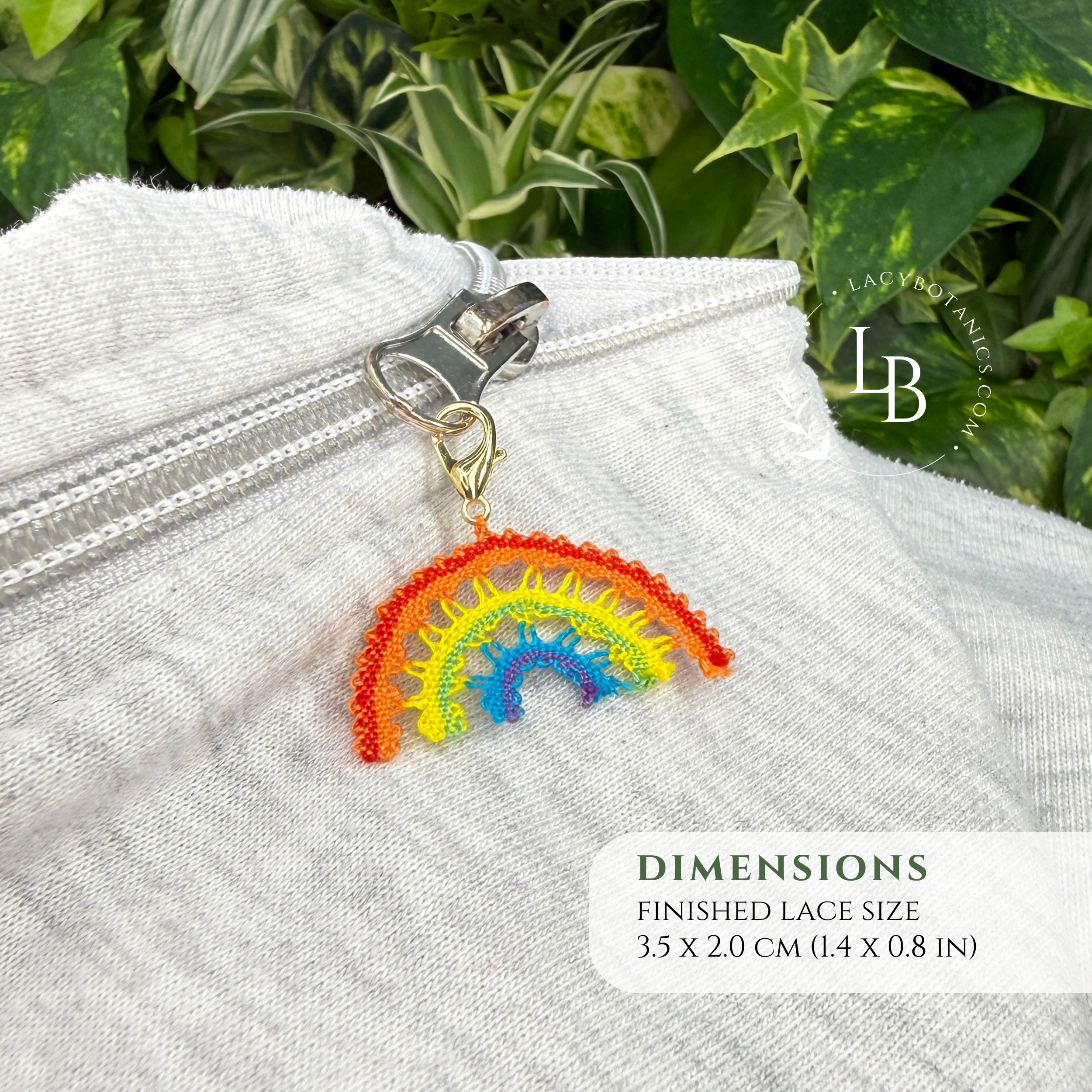 Rainbow Charm • Introduction to Bobbin Lace • Level 3 • Digital Download + Video Tutorial
