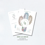 Kaktus miniatura • Digitalni PDF vzorec za klekljanje