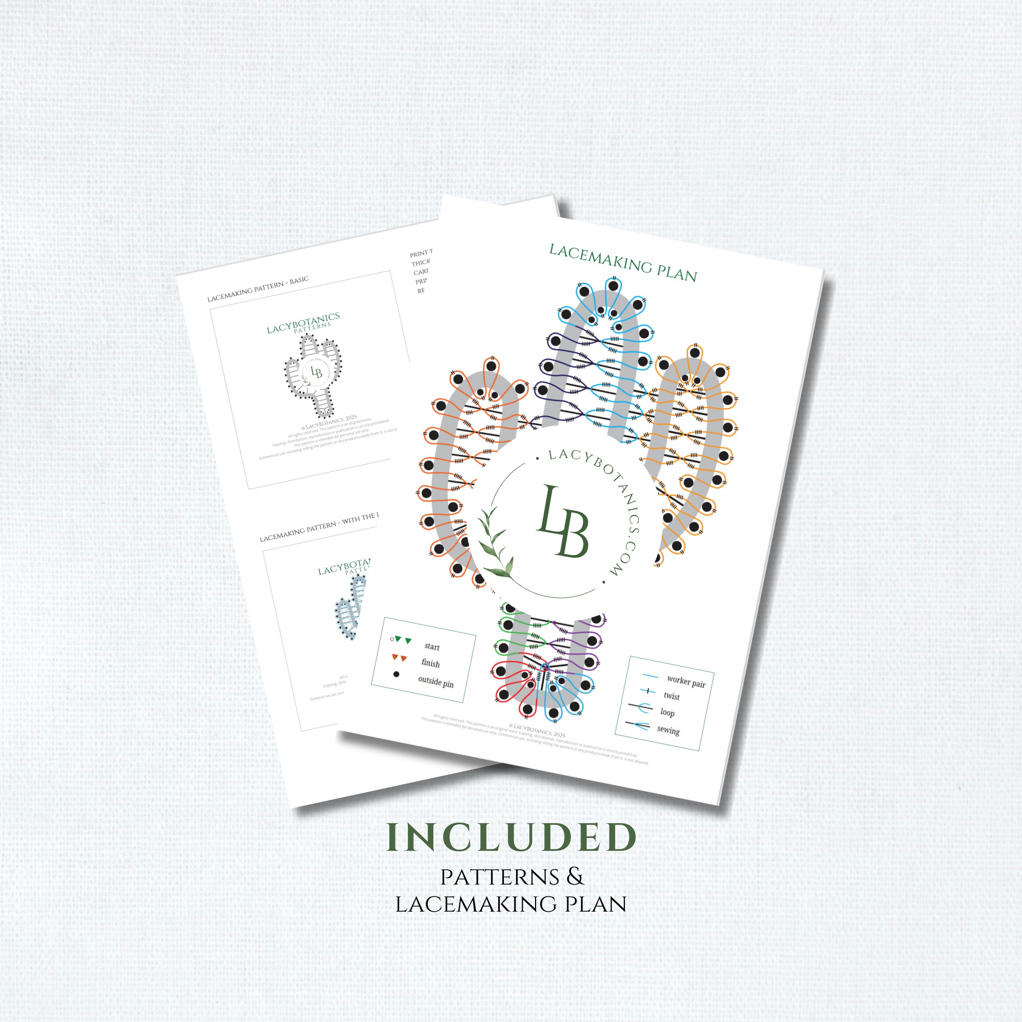 Kaktus miniatura • Digitalni PDF vzorec za klekljanje