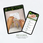 Plaited Bracelet • Introduction to Bobbin Lace • Level 1 • Digital Download + Video Tutorial