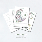 Monstera Leaf Bookmark • Bobbin Lace PDF Pattern • Digital Download + Video Tutorial