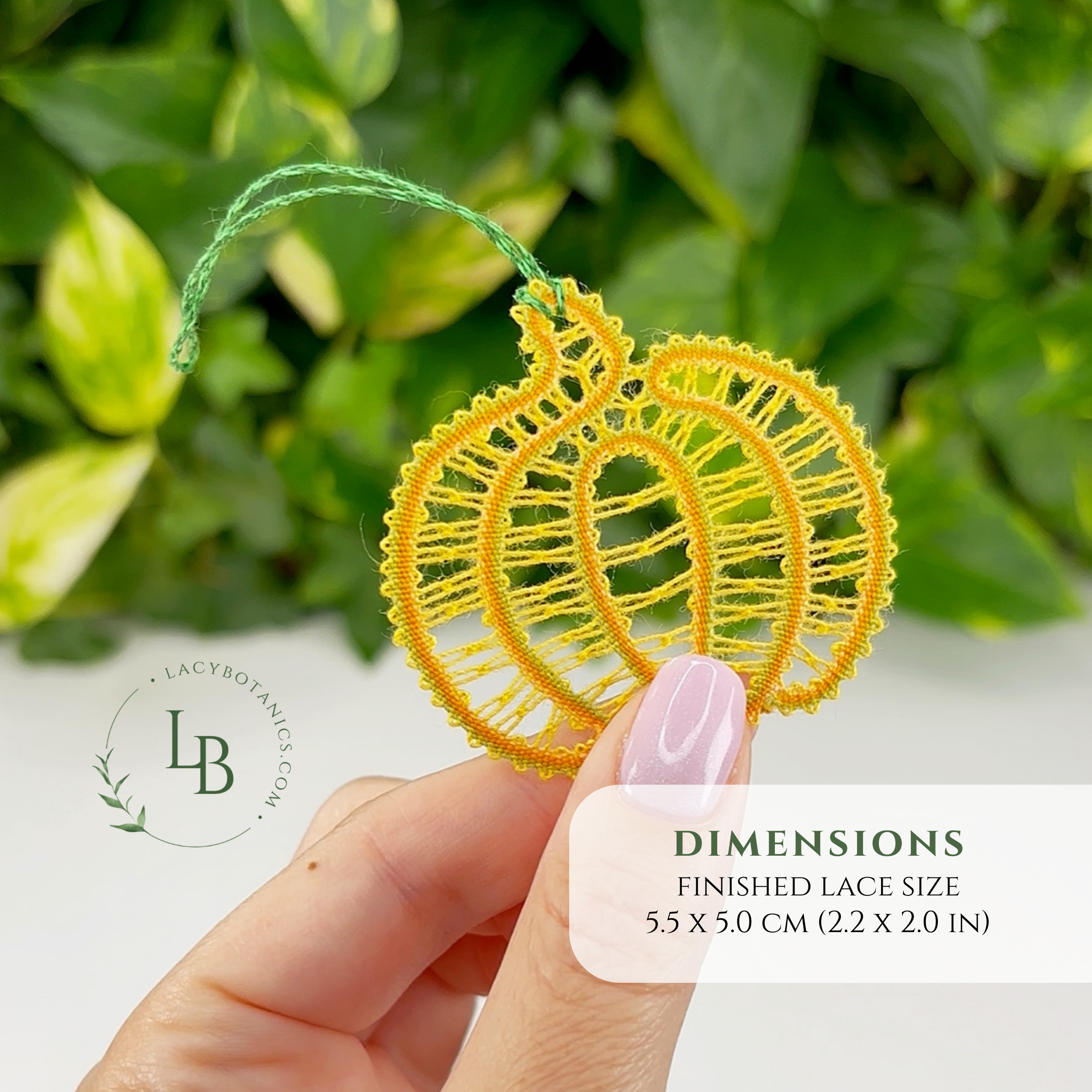 Vzorci za začetnike • Monstera, buča in kaktus • Set digitalnih PDF vzorcev za klekljanje