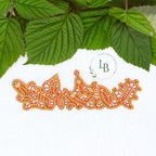 Jesensko listje knjižno kazalo • Digitalni PDF vzorec za klekljanje