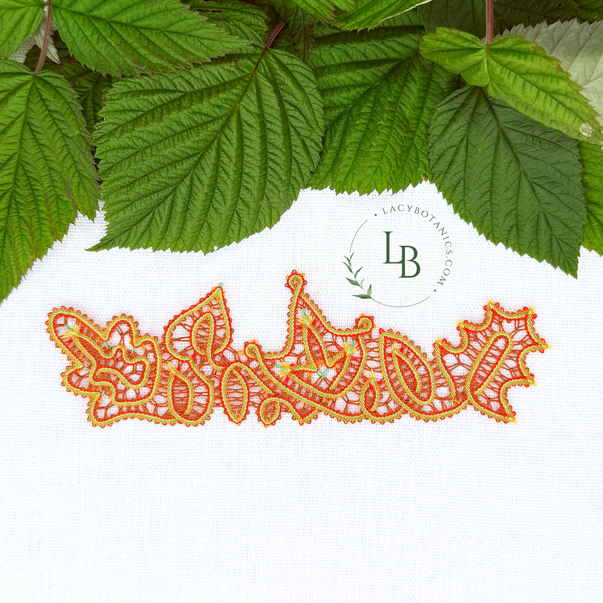 Autumn Leaves Bookmark • Bobbin Lace PDF Pattern • Digital Download + Video Tutorial