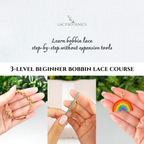 Shortened 3-level Beginner Bobbin Lace Course