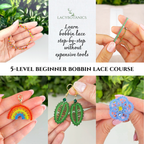 Complete 5-level Beginner Bobbin Lace Course