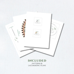 Uvod v klekljanje • Skrajšan 3-stopenjski tečaj za začetnike • Zapestnica in mavrični obesek • Digitalni PDF