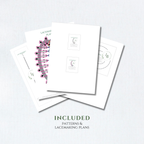 Introduction to Bobbin Lace • Shortened 3-level Video Course for Beginners • Bracelet & Leaf Earrings • Digital Download