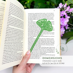 Ginkgo Bookmark • Bobbin Lace PDF Pattern • Digital Download + Video Tutorial