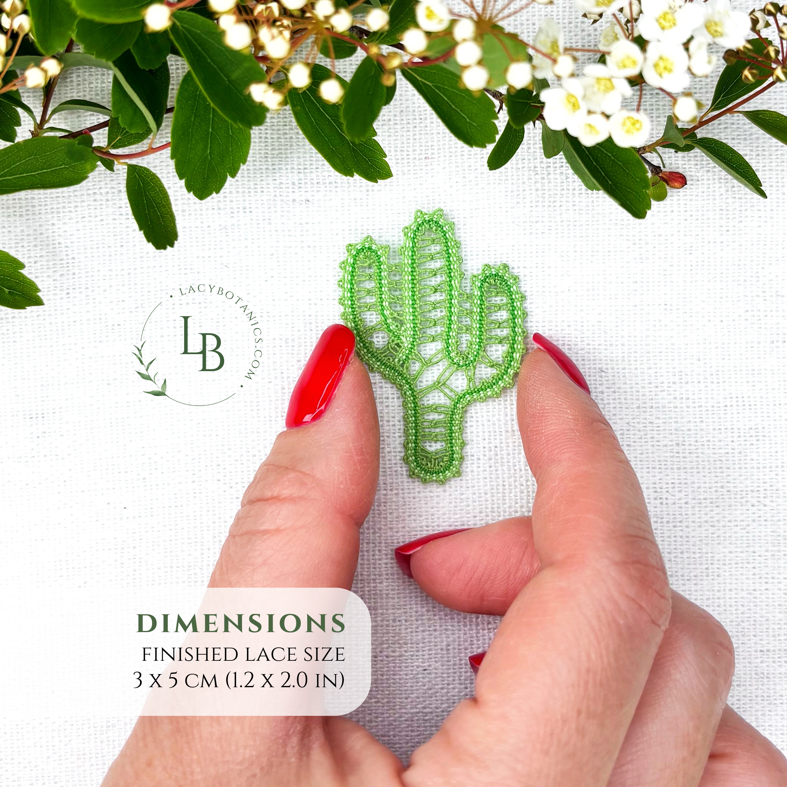 Vzorci za začetnike • Monstera, buča in kaktus • Set digitalnih PDF vzorcev za klekljanje