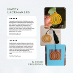 Pumpkin Greeting Card • Bobbin Lace PDF Pattern • Digital Download + Video Tutorial