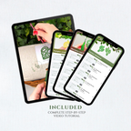 Vzorci za začetnike • Monstera, buča in kaktus • Set digitalnih PDF vzorcev za klekljanje