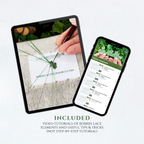 Cactus Bookmark • Bobbin Lace PDF Pattern • Digital Download + Video Tutorial