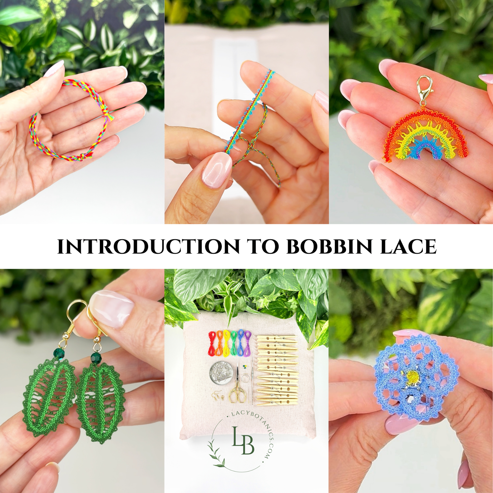 Introduction to Bobbin Lace • Complete 5-level Video Course for Beginners • Digital Download