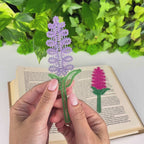 Hyacinth / Lavender Bookmark • Bobbin Lace PDF Pattern • Digital Download + Video Tutorial