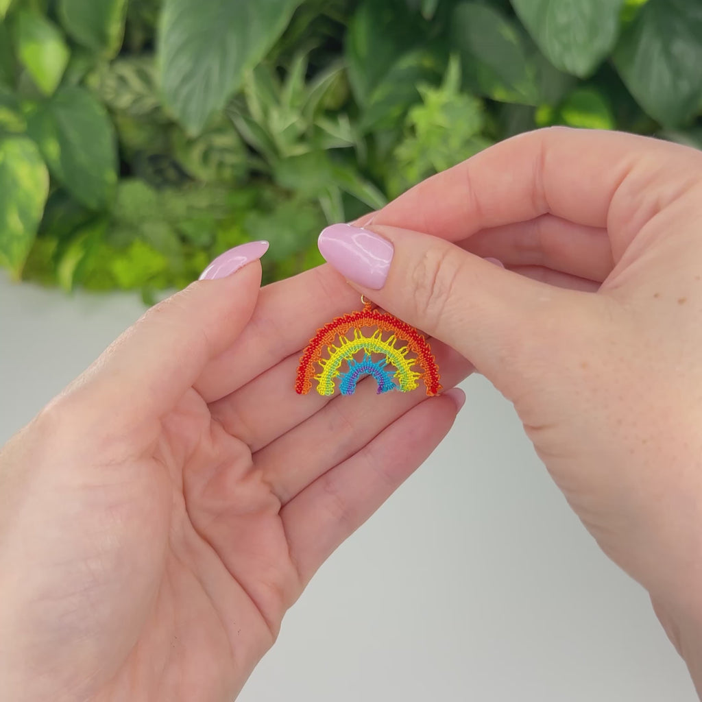 Rainbow Charm • Introduction to Bobbin Lace • Level 3 • Digital Download + Video Tutorial