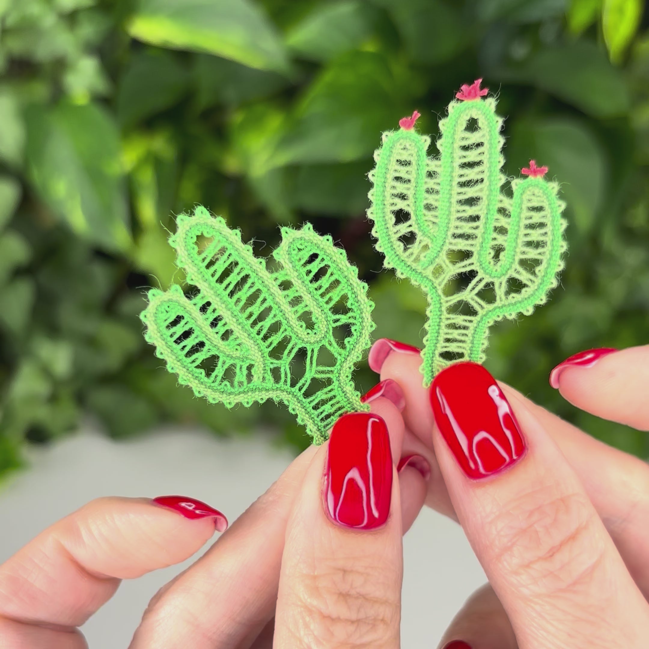 Patterns for Beginners • Bobbin Lace PDF Pattern Set • Monstera, Pumpkin & Cactus • Digital Download + Video Tutorial