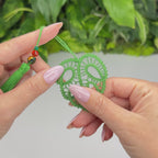Monstera Leaf Bookmark • Bobbin Lace PDF Pattern • Digital Download + Video Tutorial